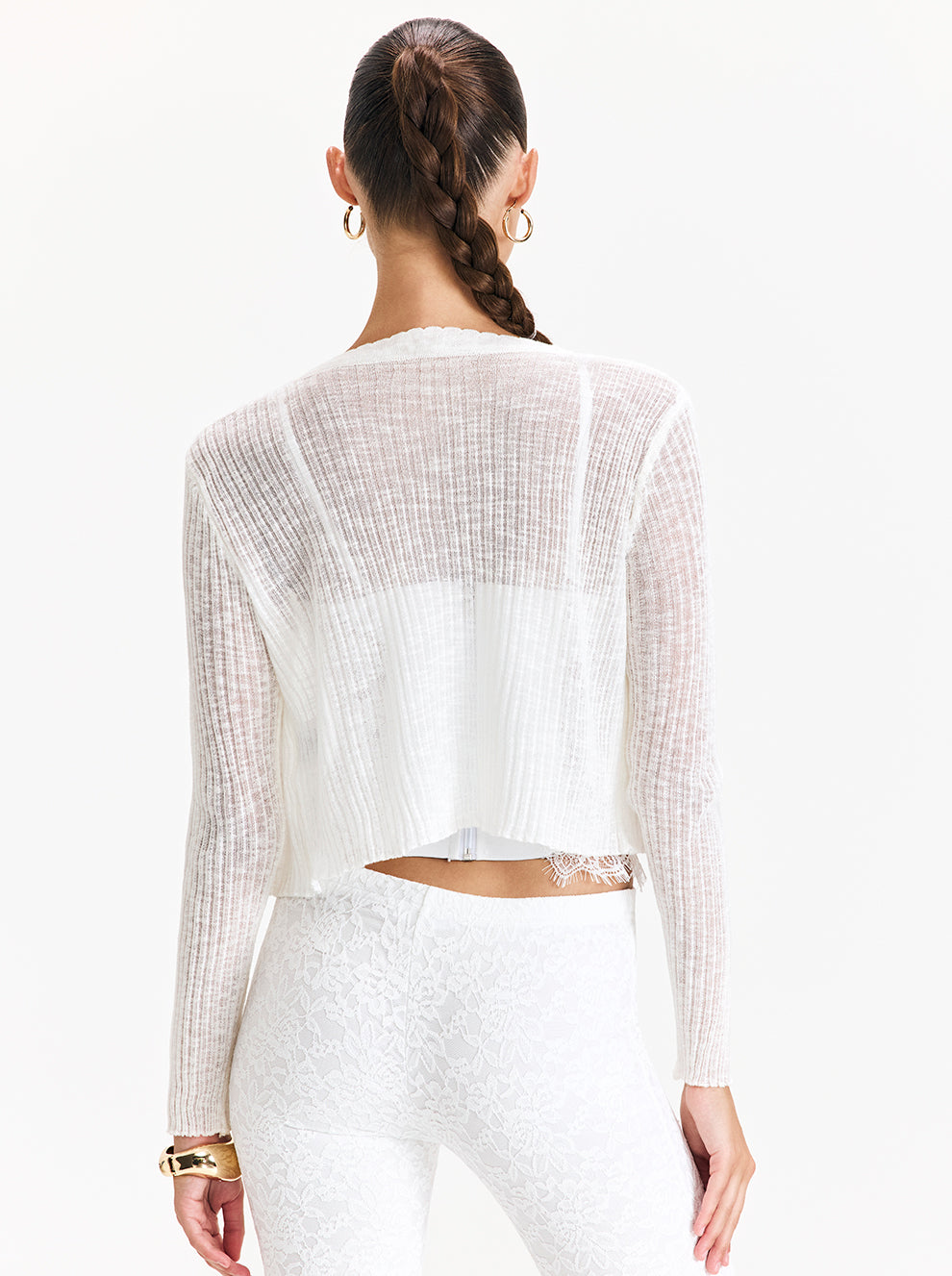 קרדיגן Button Knit