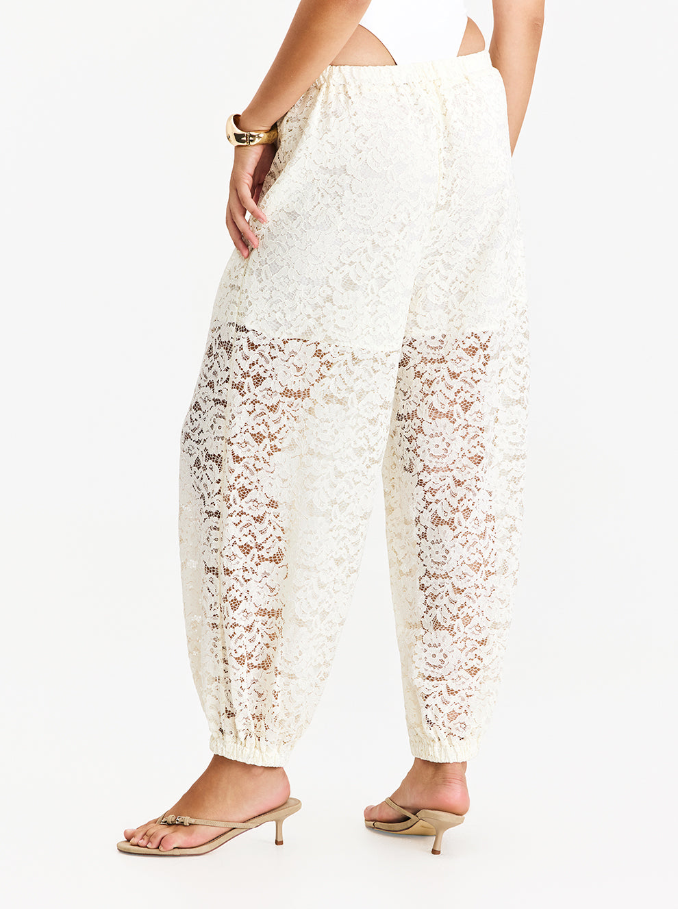 מכנסי תחרה ארוכים Full Lace