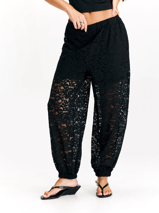 מכנסי תחרה ארוכים Full Lace