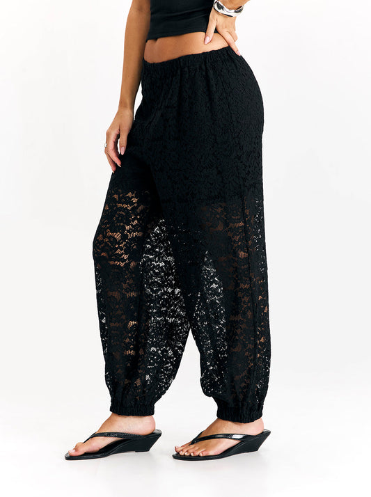 מכנסי תחרה ארוכים Full Lace